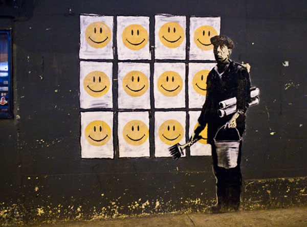 Banksy smiley