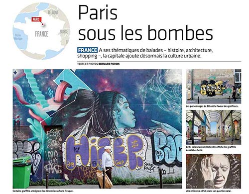 Guide street art Paris Arc Info
