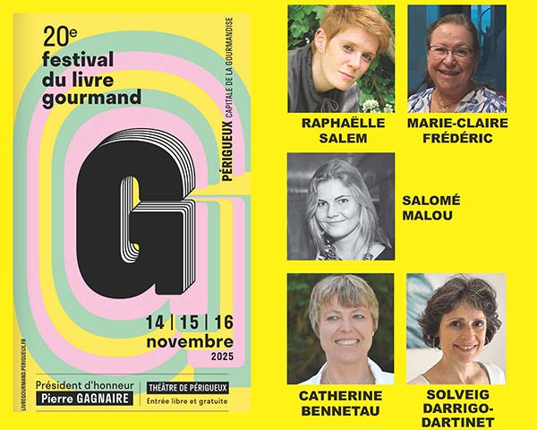 Festival Livre gourmand 4 autrices