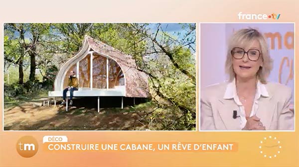 Super cabanes sur TELEMATIN 2