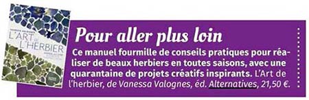 L'Art de l'herbier dans Prima